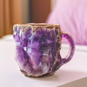 Multi-Color Natural Mineral Crystal Mug A Unique & Spiritual Gift