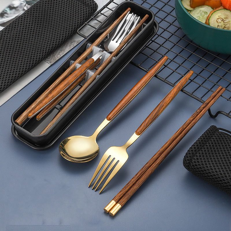 Featured image for 'Portable Stainless Steel Cutlery Set Elegant, Durable & Travel-Friendly'
